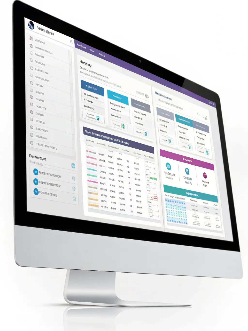 An image depicting a streamlined database management system interface, highlighting ease of use and efficient data handling for Cynapta's customers.