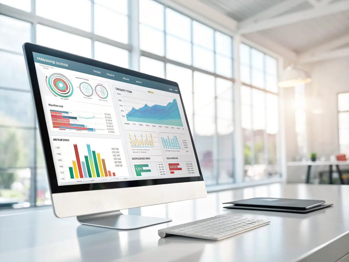 An automated report generation interface, showing a progress bar and a preview of a financial report, emphasizing the efficiency and accuracy of Cynapta's automated reporting solutions.